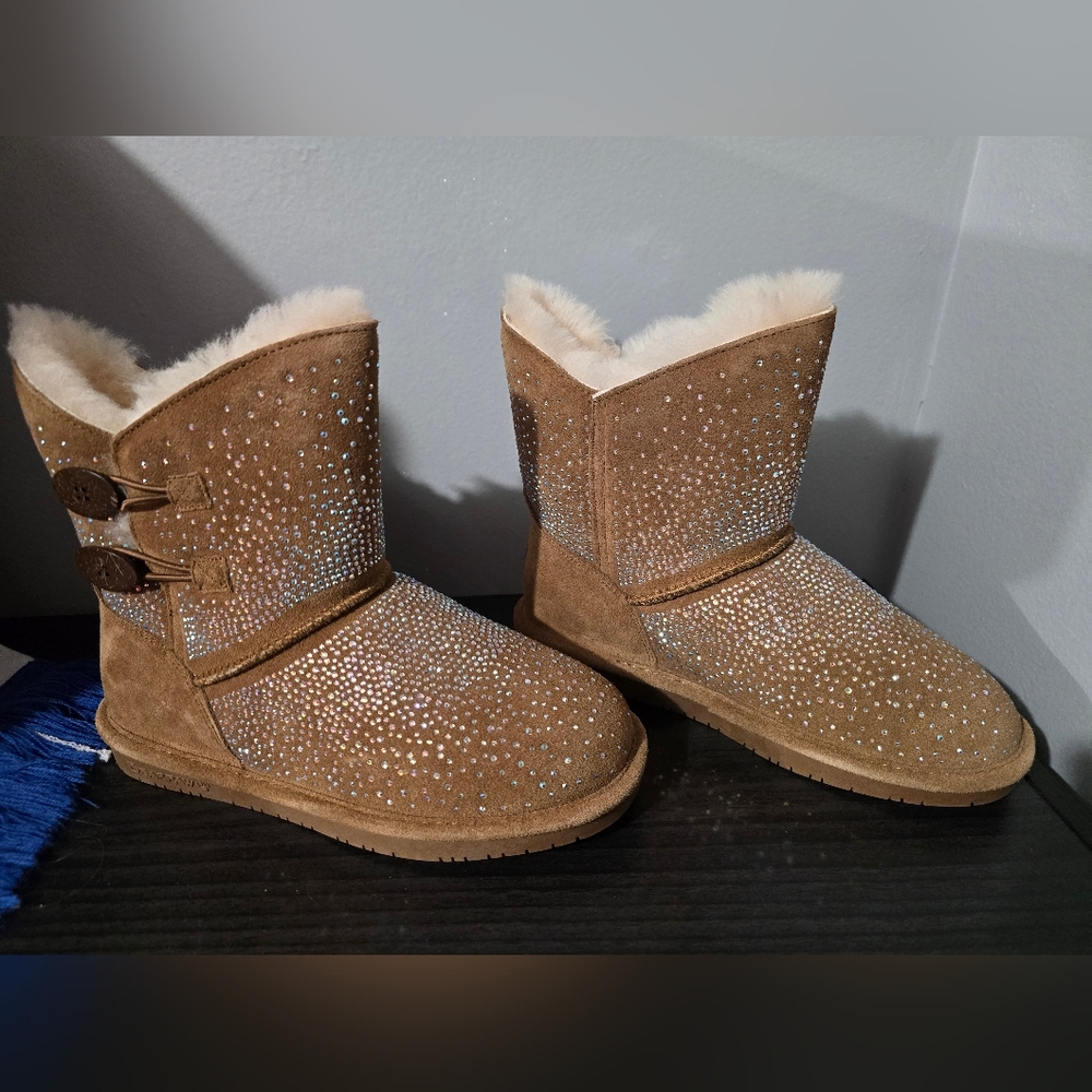 Bearpaw Sparkle Fur Boots